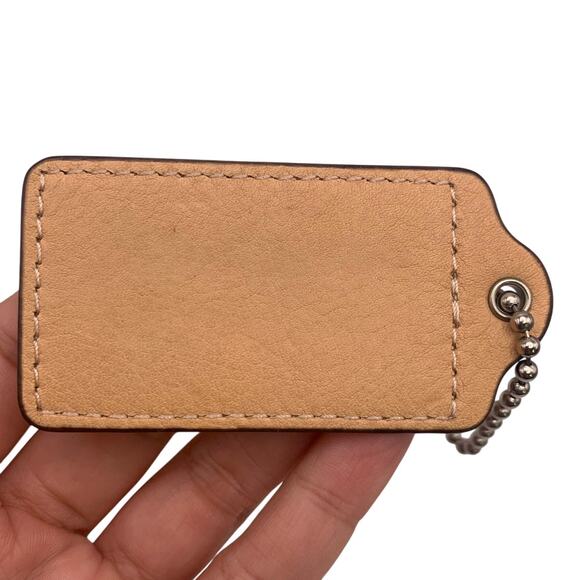 3" COACH Fob Bag Charm Hang tag Hangtag - Picture 2 of 2